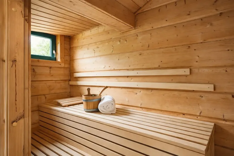 Holzsauna im Chalet Hahnenklee