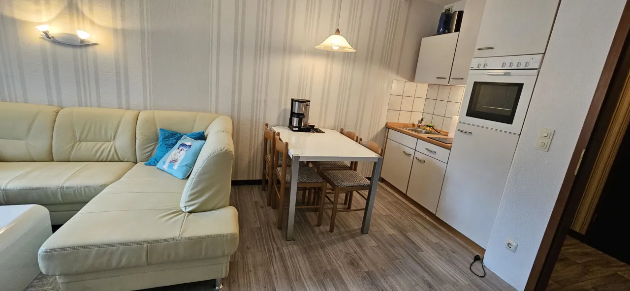 Essbereich und Küche kombiniert – Apartment 3/ 115 in Hahnenklee