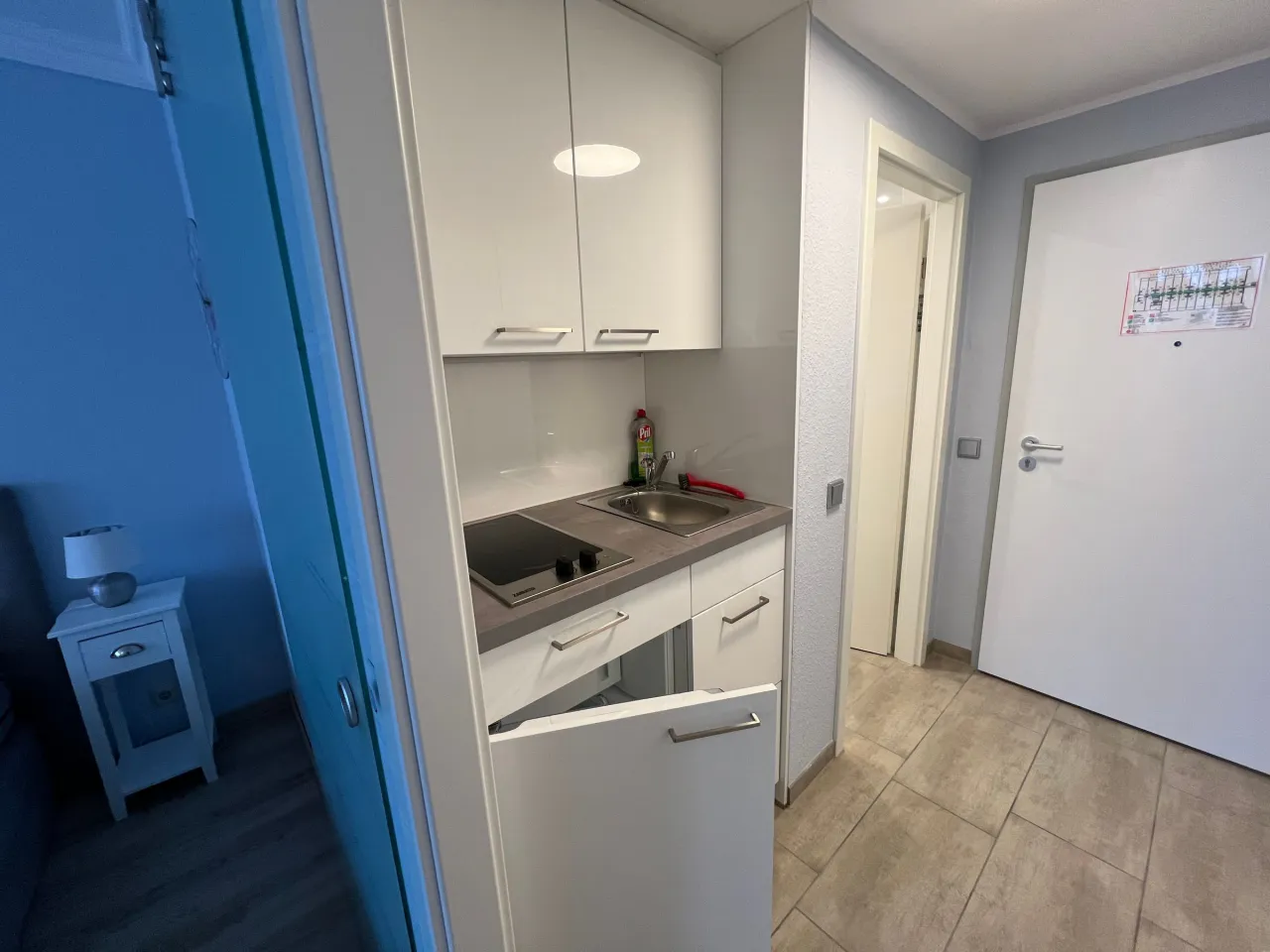 Küchenzeile mit Ceranfeld und Spüle – Haus Vier Jahreszeiten am See HS 347 in Hahnenklee