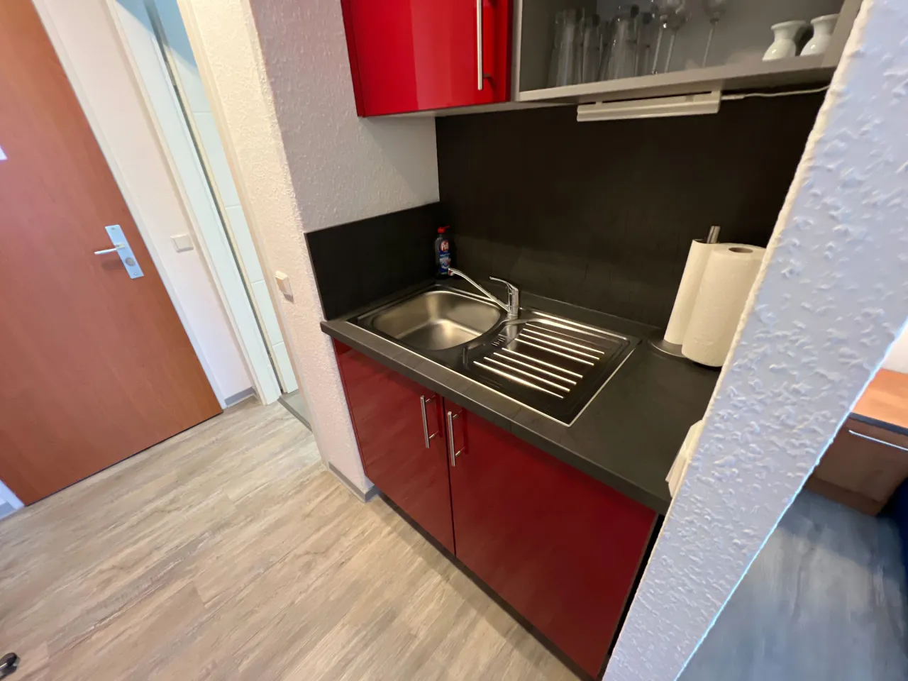 Küchenzeile mit Spüle und Oberschrank – Haus Vier Jahreszeiten am See HS 715 S in Hahnenklee